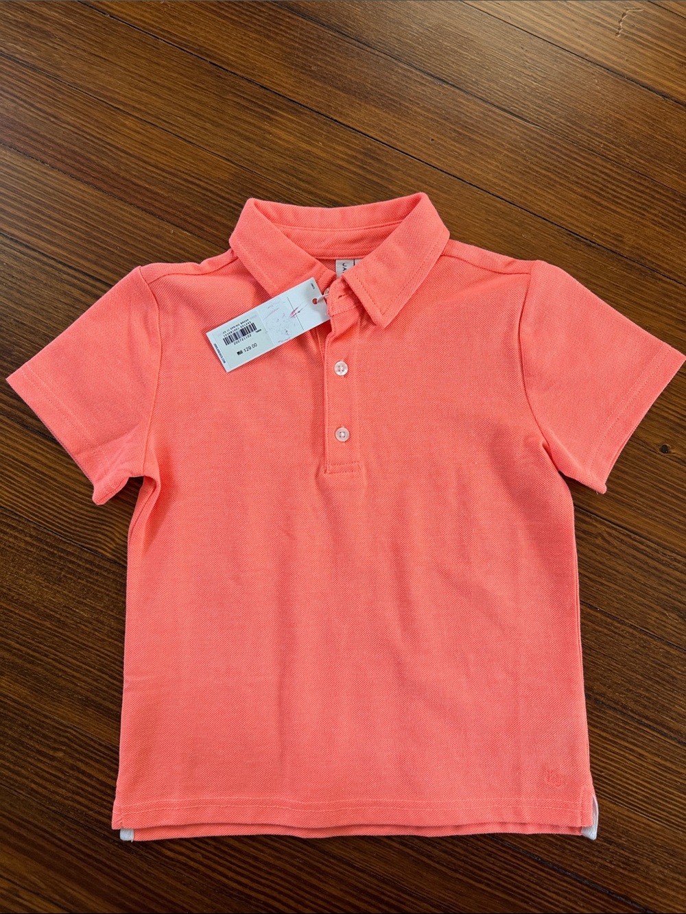 NWT Neon Coral Polo Shirt - Janie and Jack